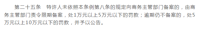 多家加盟企业未做“商业特许经营备案”被罚款！快自查是否需要备案！